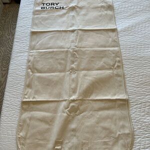 Tory Burch Beige Canvas Travel Garment Bag